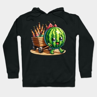 Watermelon Beer Wagon - The Refreshing Party Rollout Hoodie